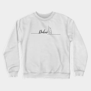 Dubai Burj Al- arab Crewneck Sweatshirt